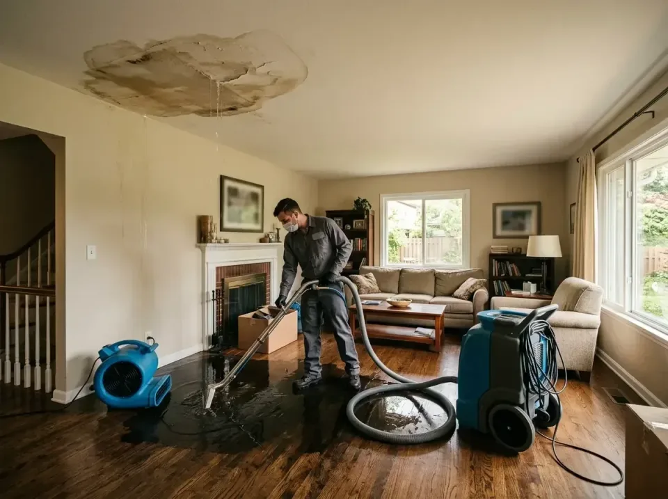 attic-pipe-burst-ceiling-drip-008 — frequently asked questions, Water Damage Restoration & Carpet Care in Westwood, MI